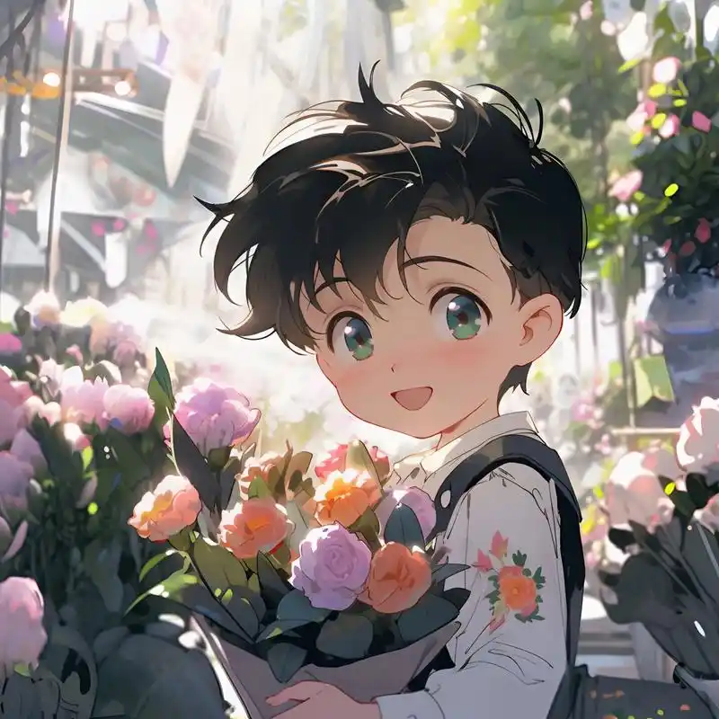 总有一人捧花是为你而来[心]#治愈# #头像# #情侣