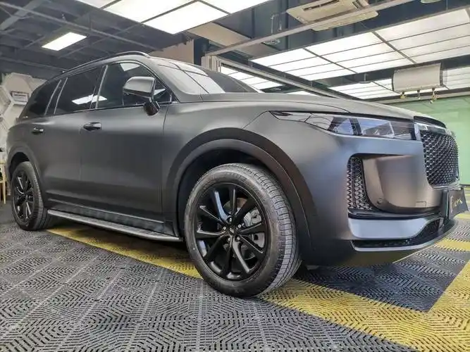 改色案例鉴赏:理想one,"超哑黑"贴膜改色