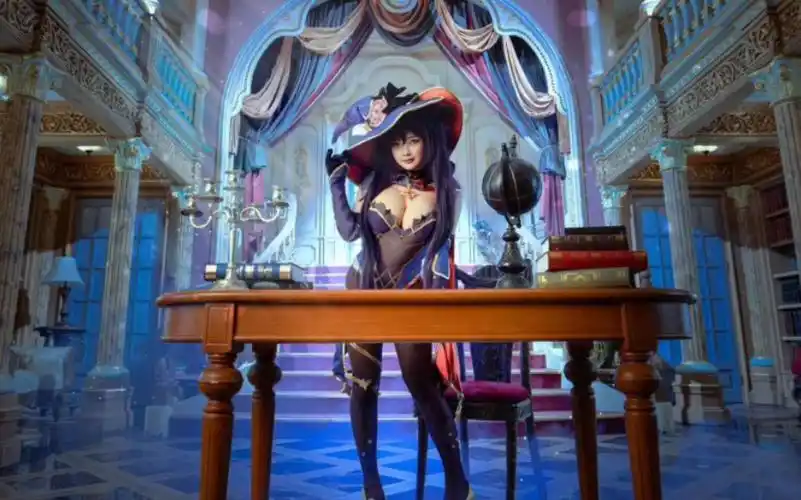 梅姬斯图斯卿莫娜真人cos命运在此显现