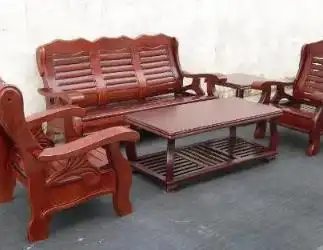 老式木沙发翻新改造2