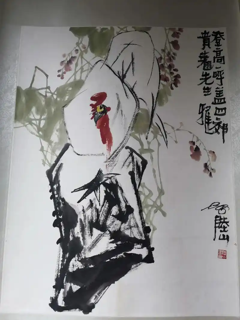 陆山,中国美术家协会会员,国家一级美术师,当代著名花鸟画家, - 抖音