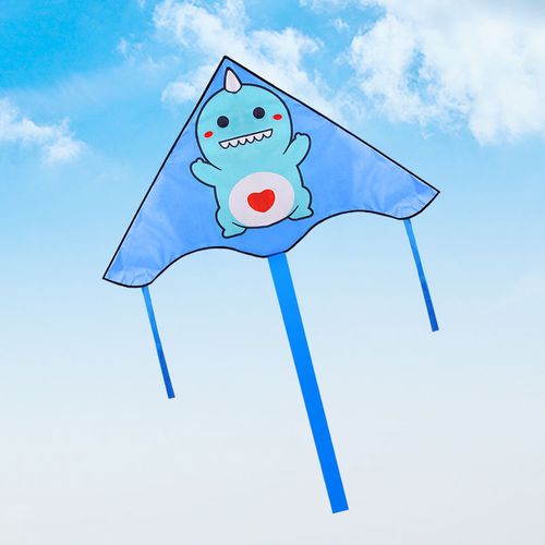 小恐龙潍坊风筝可爱卡通2021年新款微风易飞儿童大人手持放飞专用【3