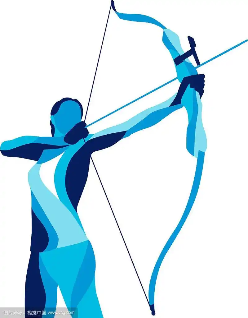 时尚程式化的运动,射箭运动