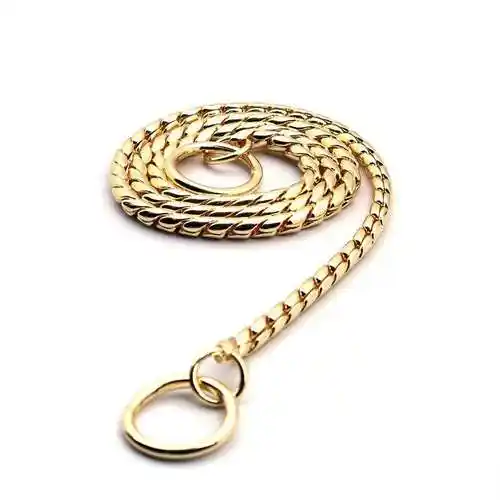 蛇_蛇链项圈金属狗宠物狗狗牵引绳狗绳i防咬大中小型犬狗铁项圈优惠券