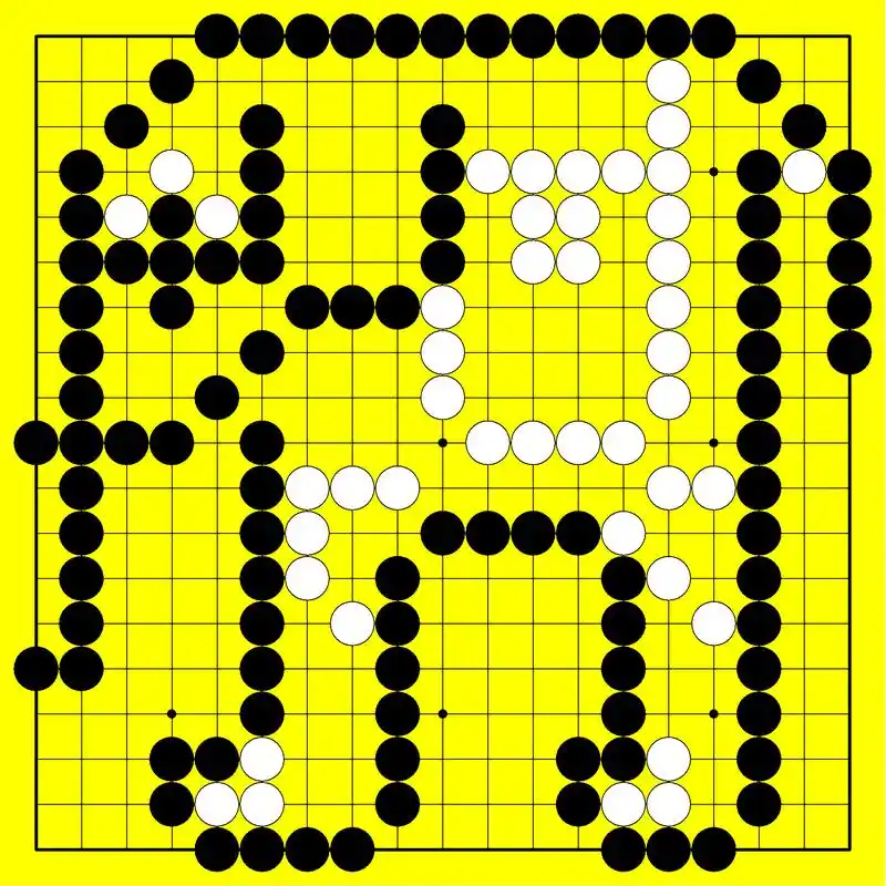 围棋创意摆棋图