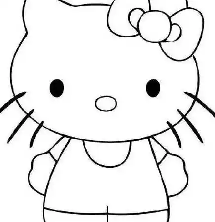 简笔画猫 最新简笔画可爱猫咪图片