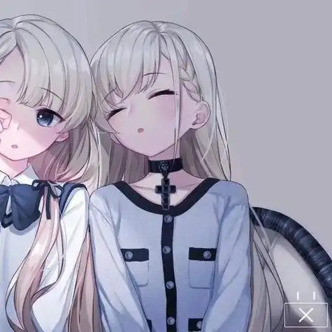 少女心爆棚的粉紫系列动漫女生头像