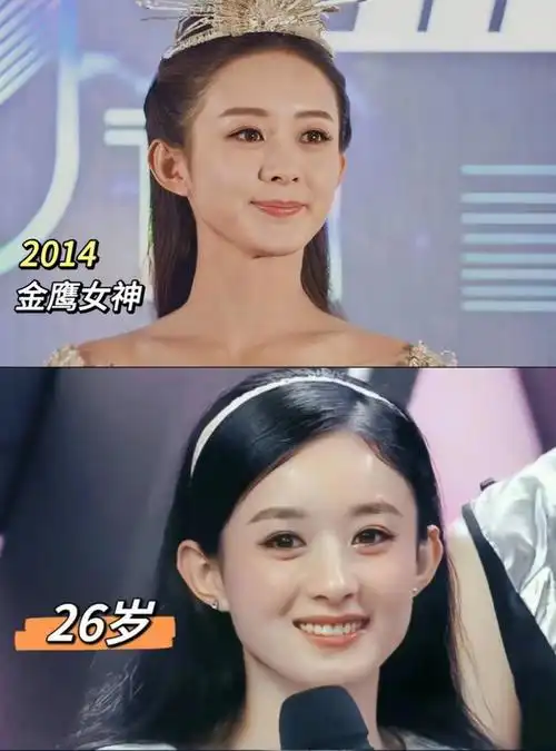 总感觉哪里变了,又感觉哪里都没变|圆脸|脸型|赵丽颖|苹果肌|发际线