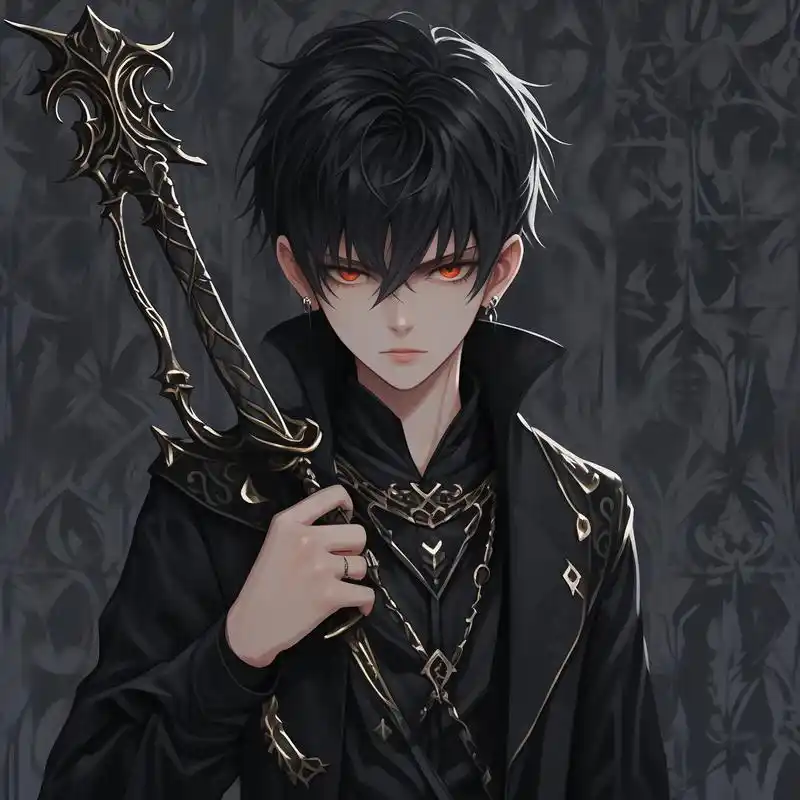 男生黑暗系头像94谁用谁帅99