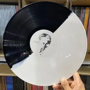 问号黑怕经典专辑黑白双色黑胶唱片lp