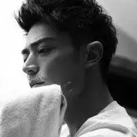 霍建华头像黑白侧脸_微信头像图片大全