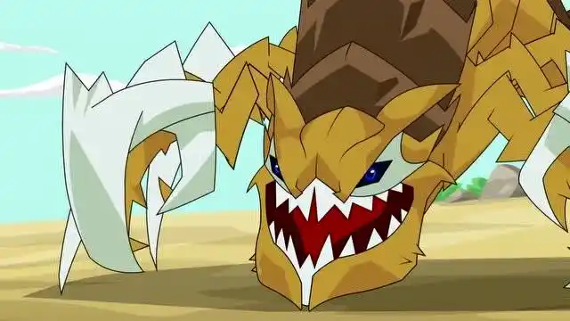 兽王争锋:泰羽召唤刺比哮天兽战斗