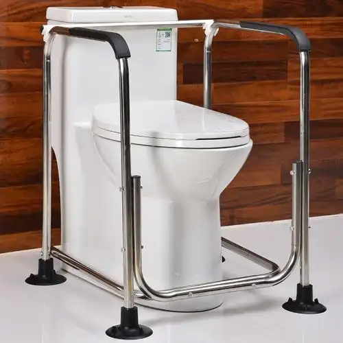 马桶坐便器扶手架卫生间老人残疾起身厕所扶手不锈钢免打孔