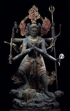 不动明王-花瓣网|陪你做生活的设计师 | 阿修罗彩色版 木雕版手办