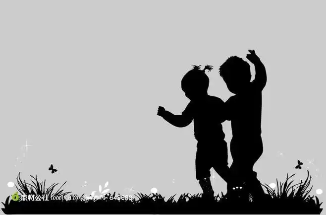 兄妹俩童年回忆剪影