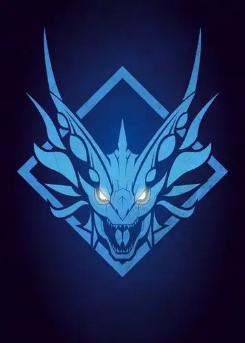 怪物猎人世界冰原大神设计的巫师风格怪物logo图