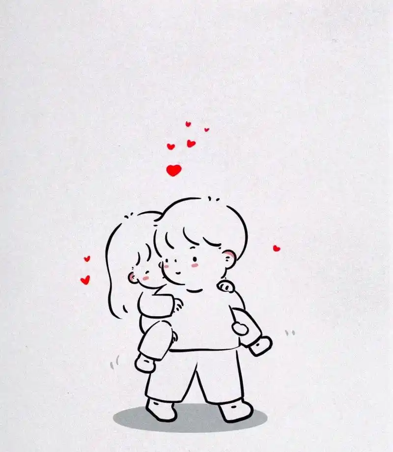 情侣我在等一个人可以陪我很久很久日常