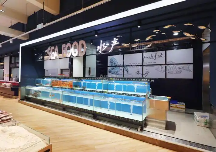 800平方超市水产区装修设计图_装信通网效果图