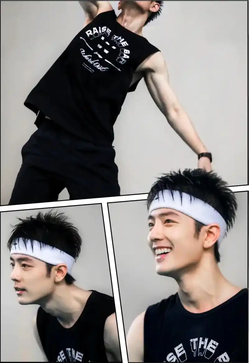 肖战肌肉#肖战白色发带#肖战腿毛不用看日月,你就是我的星辰 - 抖音