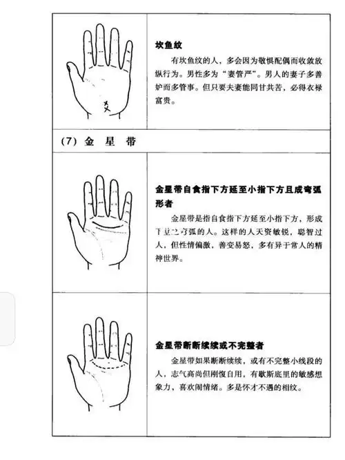 教你看手相金星带