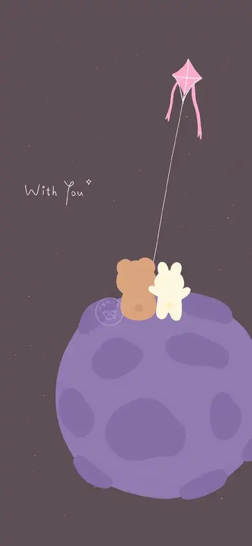 少女心壁纸- cr:@壁纸小巷渐变纯色/手绘壁纸/聊天背景/小清新ins