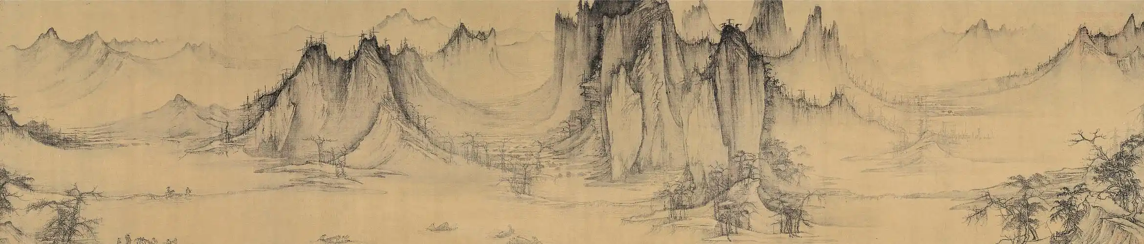 许道宁渔父图卷北宋