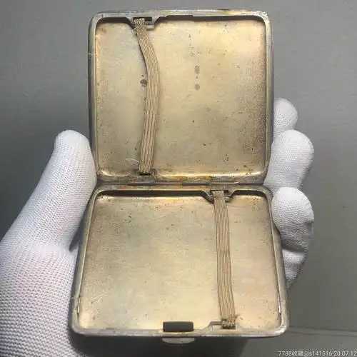民国时期欧洲纯银烟盒