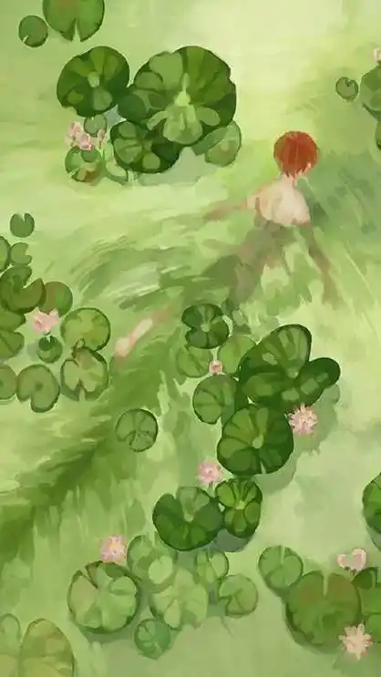 淡绿色花朵壁纸,清新美丽,淡雅宜人