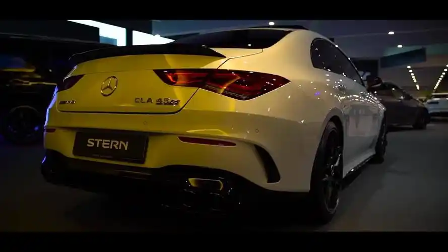 amg cla 45 s搭载4缸涡轮增压,0-100 km / h 4…… 时尚汽车潮流