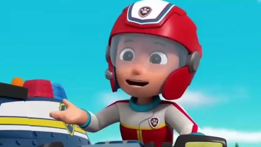 汪汪队立大功莱德骑摩托.#二次元 #动画 #搞笑 #汪汪队 #动漫