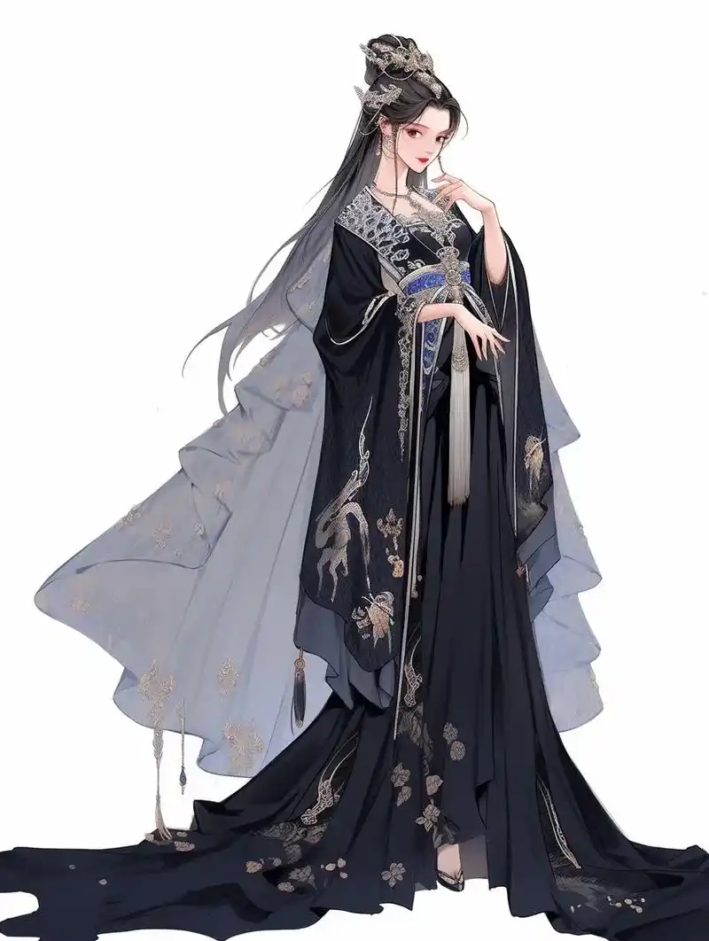 古装古风汉元素 | 黑衣女子杀手风.听说将军府又来了几位女杀 - 抖音