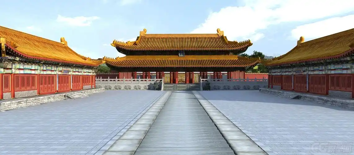 古建筑-宫殿-唐朝-鼎_金元宝作品_场景古代场景_cg模型网