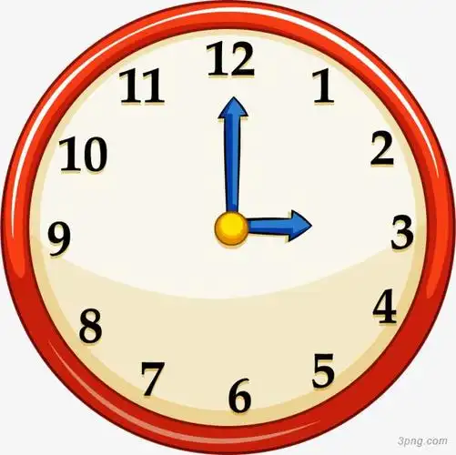 矢量手绘钟表png素材透明免抠图片卡通手绘