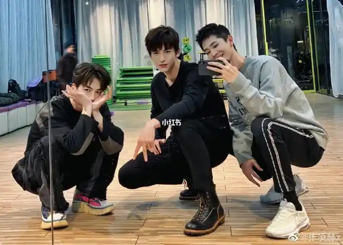 谁来介绍一下#张凌赫 #何洛洛  #完美的他  #帅哥 #合照