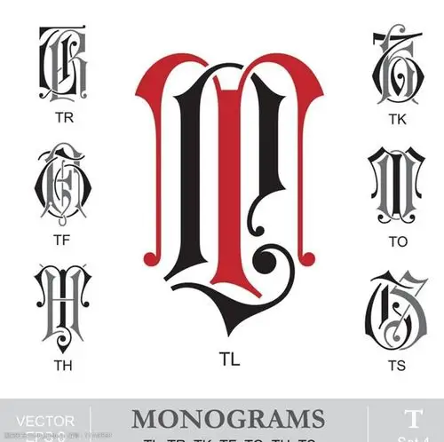 哥特字体设计图片