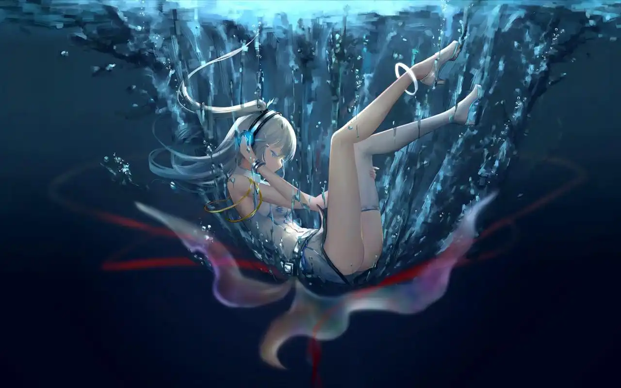 二次元唯美动人插画桌面壁纸