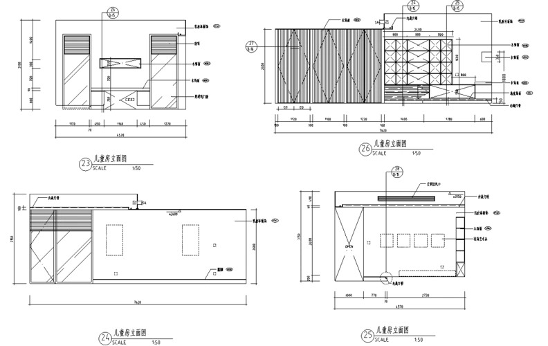 [上海]九间堂别墅装修施工图