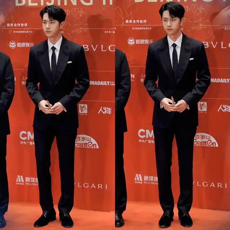 西装博好帅哟,晚安9096!#北京电影节红毯 #王一博 #长 - 抖音