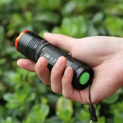 l2强光小手电筒 军家用可充电变焦超亮学生迷你多功能氙气灯