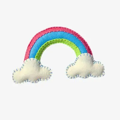 布袋小彩虹可爱装饰