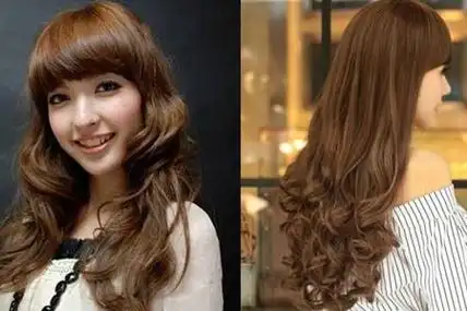 时髦的人都在染这个颜色深咖色染发发型 深棕色头发效果图片女生亚麻