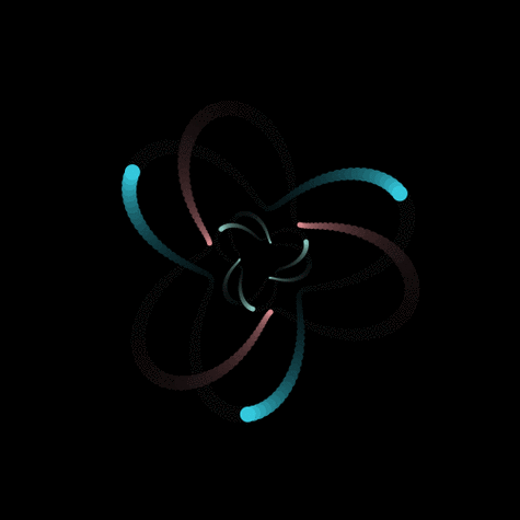 动态神图丨流光溢彩烟花绽繁华落尽是黑白