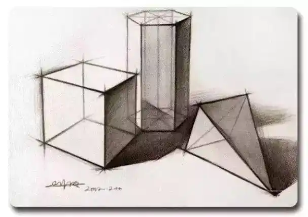 先学素描几何体还是先学创意素描(干货为什么学素描一定要从画几何体