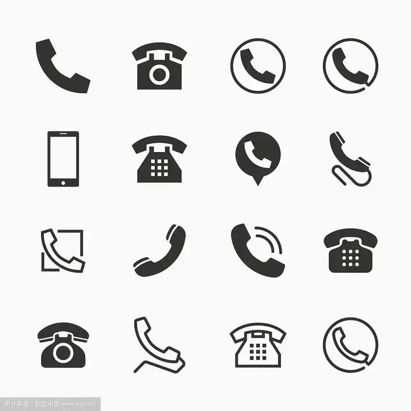 电话图标集16电话符号