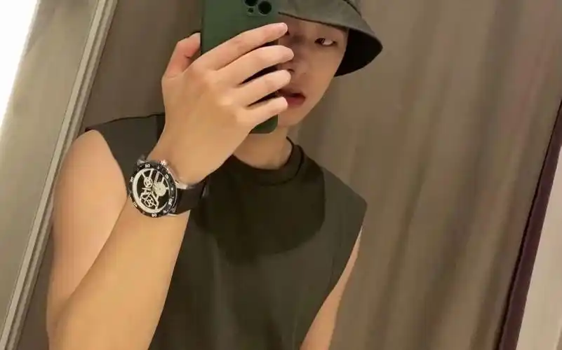 真实暖男小鲜肉帅哥吃货美食男男图片男视频照片同一个人朋友圈005