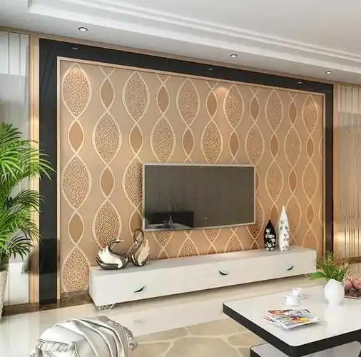 这些简单的电视背景墙做法可以让人觉得书房变得更加高档大方,液苘