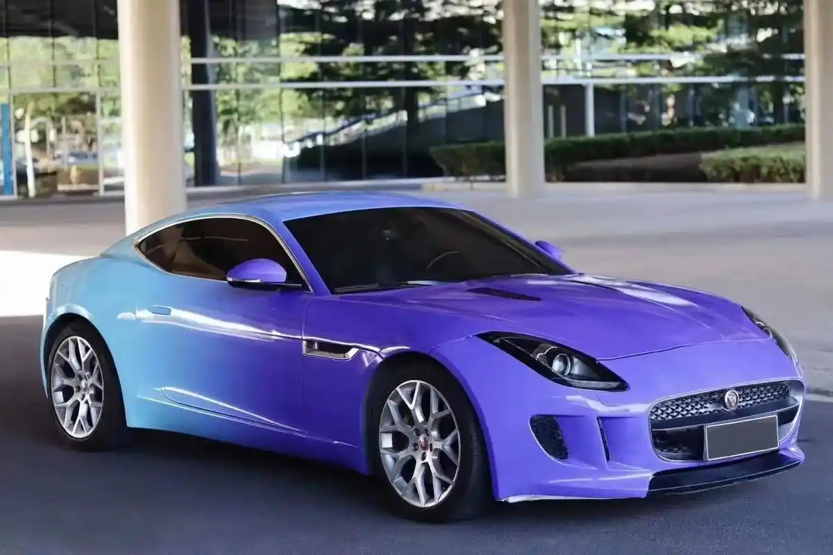 紫蓝渐变改色膜案例分享给大家太好看了