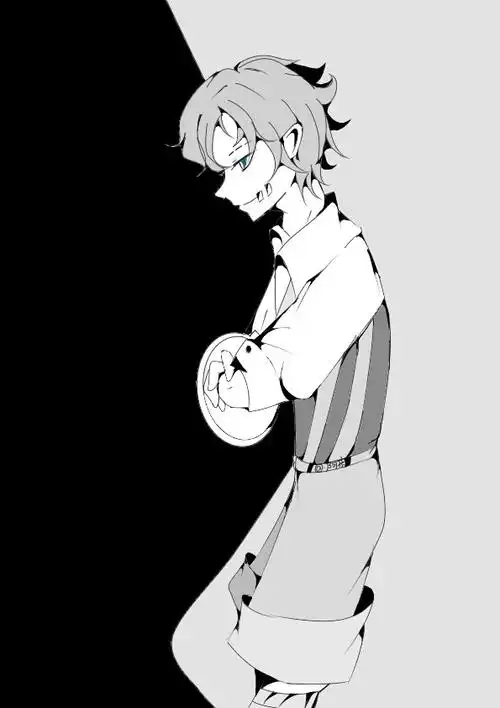 眼里没有光的灰色调少年