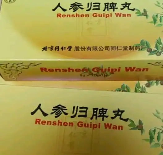 同仁堂 人参归脾丸9g*10丸益气补血健脾养心月经量少气血不足心悸失眠