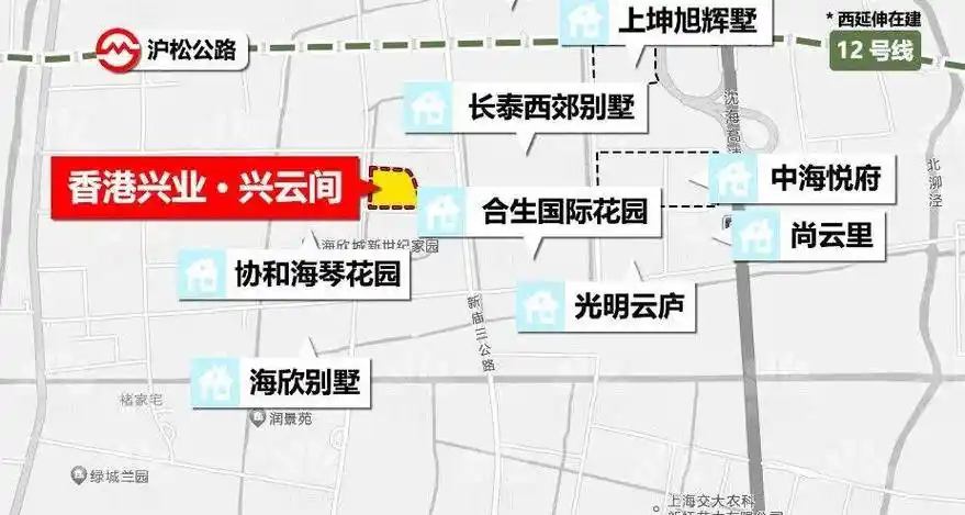 更难得是,项目坐落于松江洞泾低密墅区,这里西接佘山墅区,东临莘闵墅